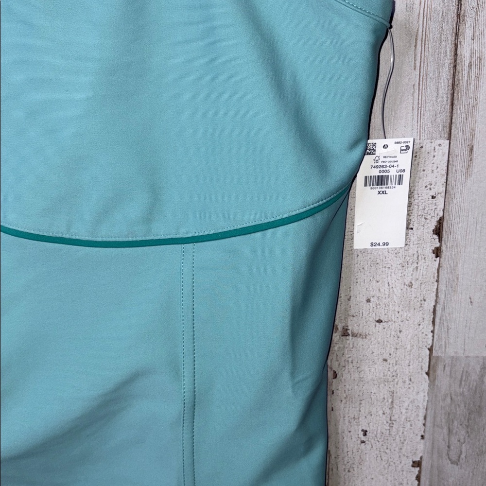 Women's Teal Sports Tank - Picture 2 of 6